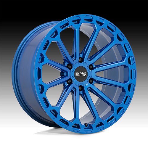 Black Rhino Kaizen Dearborn Blue Custom Truck Wheels 1